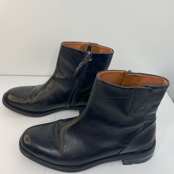 FRANCO SARTO Mist Black Leather Women's Boots - Picture 5 of 10